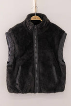 Load image into Gallery viewer, NJ90484-Cozy Sherpa Puffer Vest: SAGE / S-M-L/2-2-2
