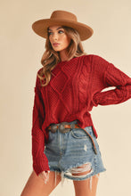 Load image into Gallery viewer, Red Knit Sweater
