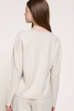 Load image into Gallery viewer, Long Sleeve Round Neck Soft Knit Top: BRG-maroon / M
