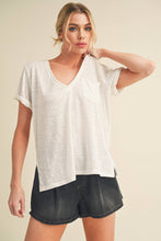 Load image into Gallery viewer, Zoie V-Neck Short Sleeve: Ivory / Contemporary
