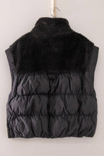 Load image into Gallery viewer, NJ90484-Cozy Sherpa Puffer Vest: SAGE / S-M-L/2-2-2

