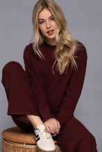 Load image into Gallery viewer, Long Sleeve Round Neck Soft Knit Top: BLK-black / S

