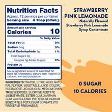 Load image into Gallery viewer, Sugar Free Strawberry Pink Lemonade Concentrate
