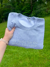Load image into Gallery viewer, Too Many Tabs Open Embroidered Tee or Sweatshirt: S / T Shirt
