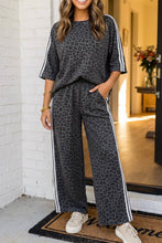 Load image into Gallery viewer, LAS Leopard Side Striped Pants Set (S-4X): Pink / XL
