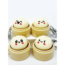 Load image into Gallery viewer, Light Up Cute Dumpling Clicker Keychain: MIX COLOR / ONE(12)
