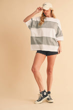 Load image into Gallery viewer, Polly Color Block Top: Salmon Mauve / Contemporary
