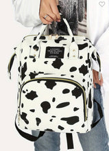 Load image into Gallery viewer, Cow Print Backpack SKUKFCBP
