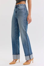Load image into Gallery viewer, Cello Jeans Super High Rise Dad Jean with Cuff
