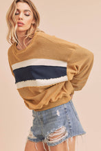 Load image into Gallery viewer, Navy/Ivory/Tan Sweatshirt
