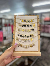 Load image into Gallery viewer, Game Day Trendy Custom Charm Necklaces : Tigers
