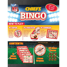 Load image into Gallery viewer, Kansas City Chiefs NFL Bingo Game
