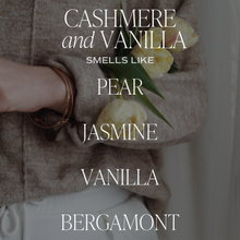 Load image into Gallery viewer, Cashmere and Vanilla Clear Reed Diffuser- Gifts, Home Decor
