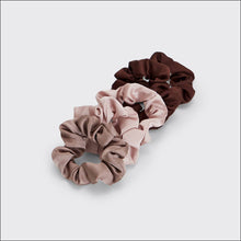 Load image into Gallery viewer, Satin Sleep Scrunchies 5pc- Cameo
