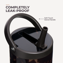 Load image into Gallery viewer, Mocha Tortoise HydroJug 40 oz Sport Water Bottle

