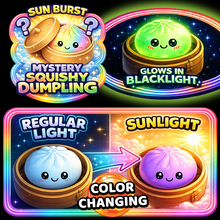 Load image into Gallery viewer, Fun Doh Color-Changing Dumpling Squishy Toy

