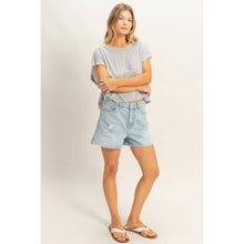 Load image into Gallery viewer, Boxy Crew Neck Top: PINK
