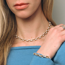Load image into Gallery viewer, White Paula Acrylic Choker
