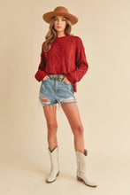 Load image into Gallery viewer, Red Knit Sweater
