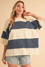 Load image into Gallery viewer, Polly Color Block Top: Salmon Mauve / Contemporary
