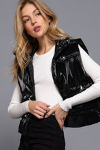 Load image into Gallery viewer, High Neck Zip Up Vest: TPE-taupe
