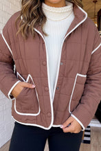 Load image into Gallery viewer, Quilted Snap Button Pocket Patched JacketOld
