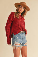 Load image into Gallery viewer, Red Knit Sweater

