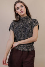 Load image into Gallery viewer, Side Elastic Detail Leopard Soft Knit Vest Top: MOCHA LEOPARD

