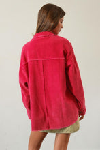 Load image into Gallery viewer, Hot pink shacket
