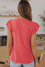 Load image into Gallery viewer, Rose Flutter Blouse
