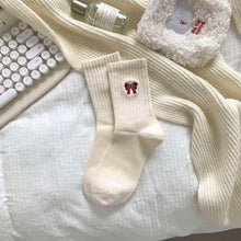 Load image into Gallery viewer, BOW HALF CREW THROWBACK SOCKS | Off White
