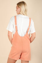 Load image into Gallery viewer, Washed Denim Casual Romper: SAGE
