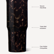 Load image into Gallery viewer, Mocha Tortoise HydroJug 40 oz Sport Water Bottle
