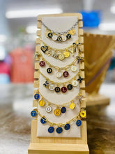 Load image into Gallery viewer, Game Day Trendy Custom Charm Necklaces : Tigers
