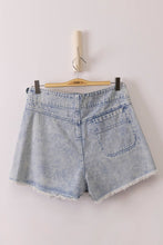 Load image into Gallery viewer, JEAN Washed Denim Skort: LT INDIGO

