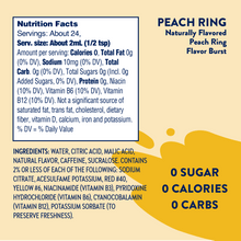 Load image into Gallery viewer, Flavor Burst - Sugar Free Peach Ring + Energy
