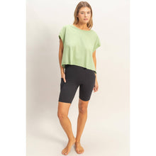 Load image into Gallery viewer, Boxy Crew Neck Top: PINK
