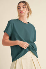 Load image into Gallery viewer, Mali Tee Short Sleeve Top: Teal/Green
