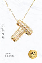 Load image into Gallery viewer, Bubble Initial Necklace: A
