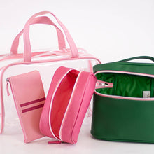 Load image into Gallery viewer, Livie Travel Gift Set   Pink/Kelly   12x8x4.5
