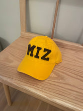 Load image into Gallery viewer, Missouri MIZ ZOU Varsity Chenille Dad Hat - Gold: MIZ
