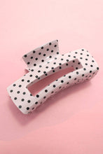 Load image into Gallery viewer, POLKA DOT HAIR CLAW CLIP | 40H1085: Black
