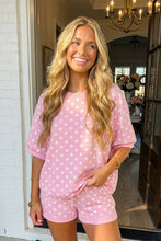 Load image into Gallery viewer, LAS-LIVE Polka Dot Print Top Drawstring Shorts Set (S-XL): Green / Missy / M
