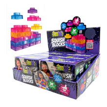Load image into Gallery viewer, Fun Doh Squish Blocks Building Fidget Sensory Toy- 6/Display: Wholesale Price
