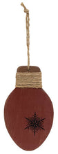 Load image into Gallery viewer, Distressed Wooden Christmas Light Ornament, 1 Ornament
