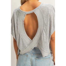 Load image into Gallery viewer, Boxy Crew Neck Top: PINK
