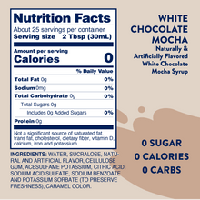 Load image into Gallery viewer, Sugar Free White Chocolate Mocha Syrup
