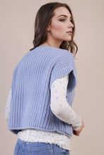 Load image into Gallery viewer, Oversized Button Down Knit Sweater Top: RED
