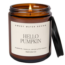 Load image into Gallery viewer, Hello Pumpkin 9 oz Soy Candle - Fall Decor &amp; Gifts
