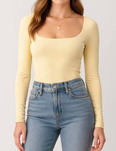 Load image into Gallery viewer, Square Neck Cropped Basic Tee: Dark Grey
